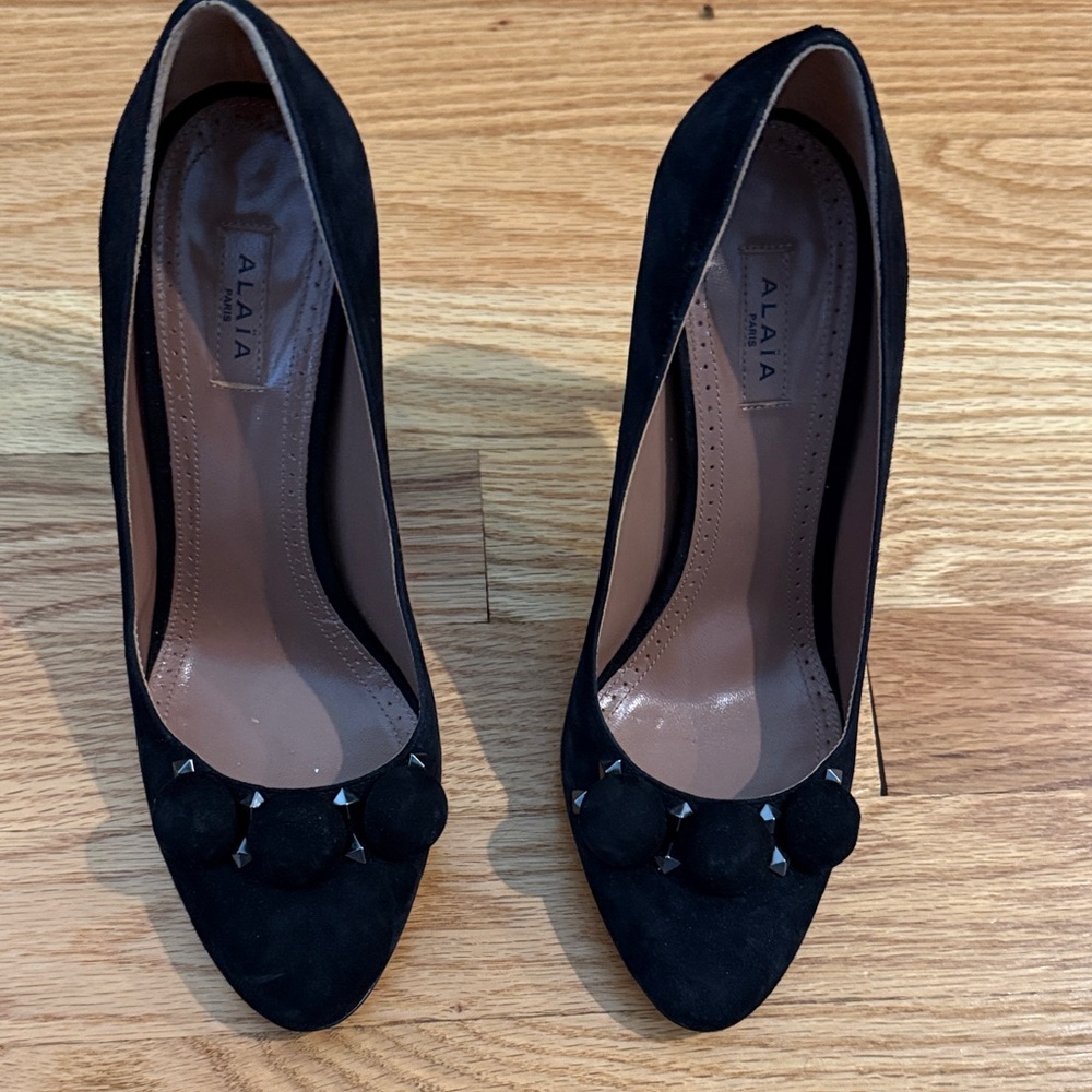 Alaia black Suede Women's Pumps